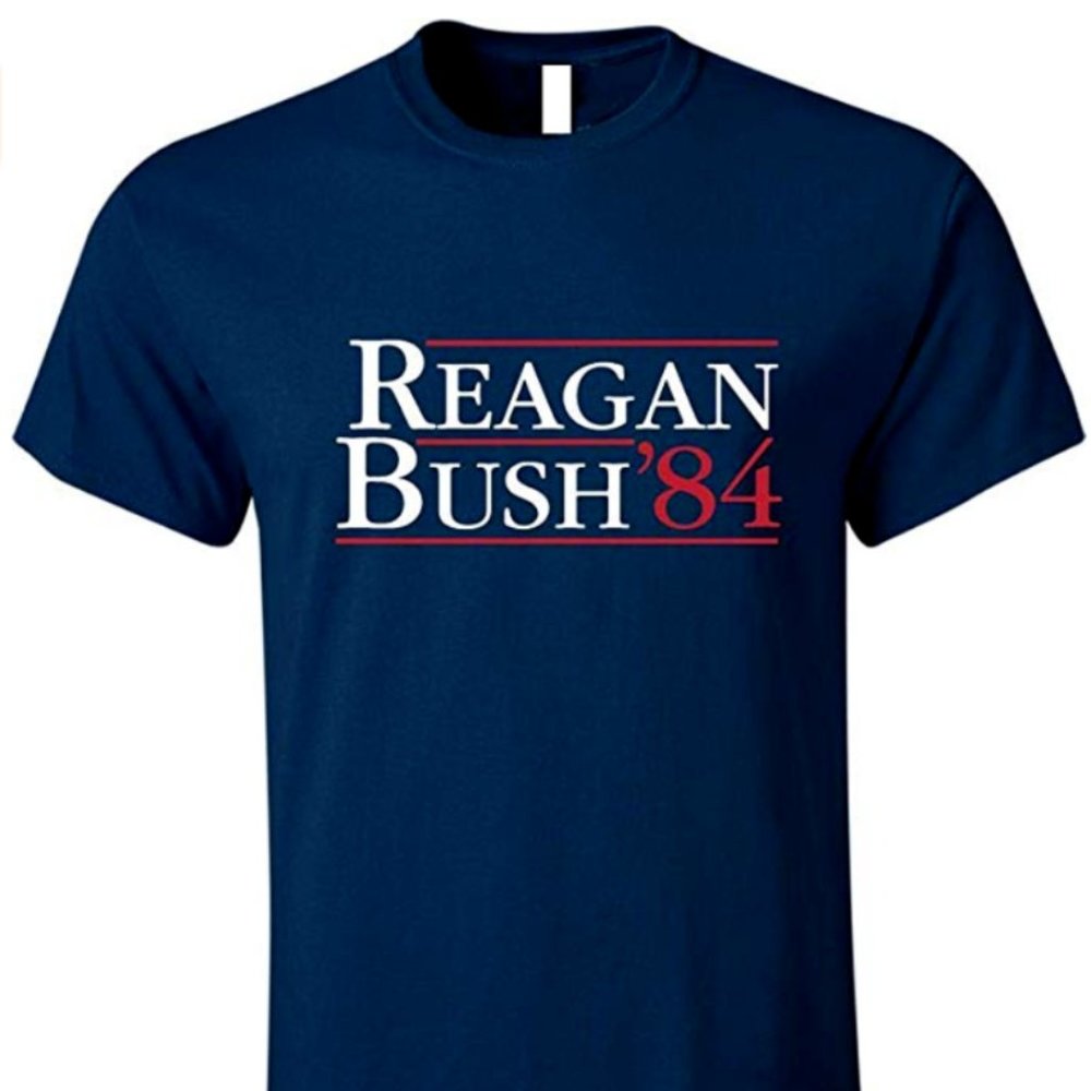 Reagan Bush 84 Campaign Vintage T-Shirt
